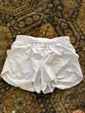lululemon athletica Ruffle Layered Running Shorts